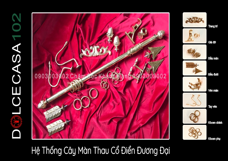 Hệ Thống Cây Màn Thau Cổ Điển